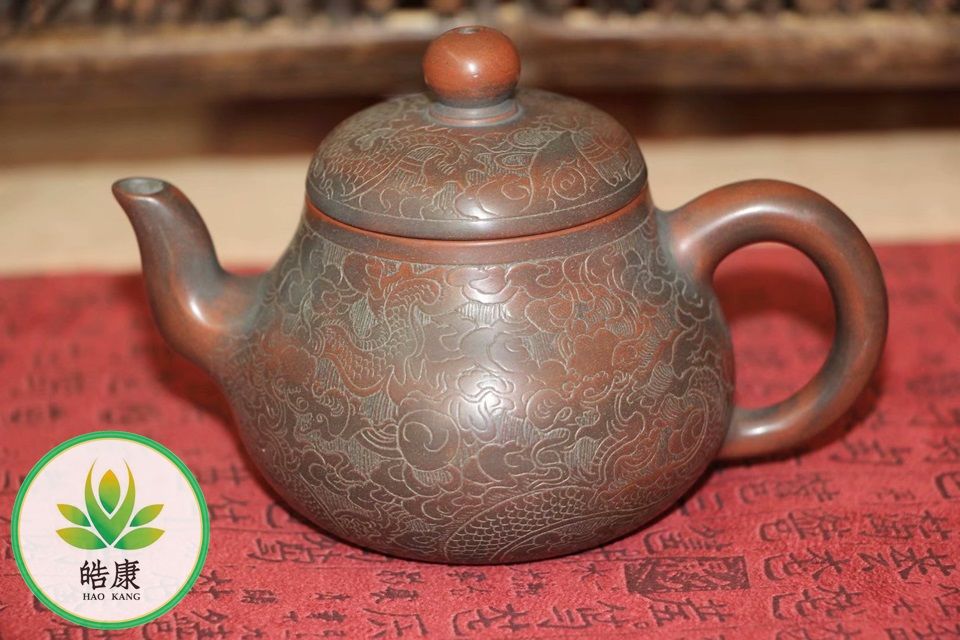 Чайник из циньчжоуской глины *SI TING LONG*